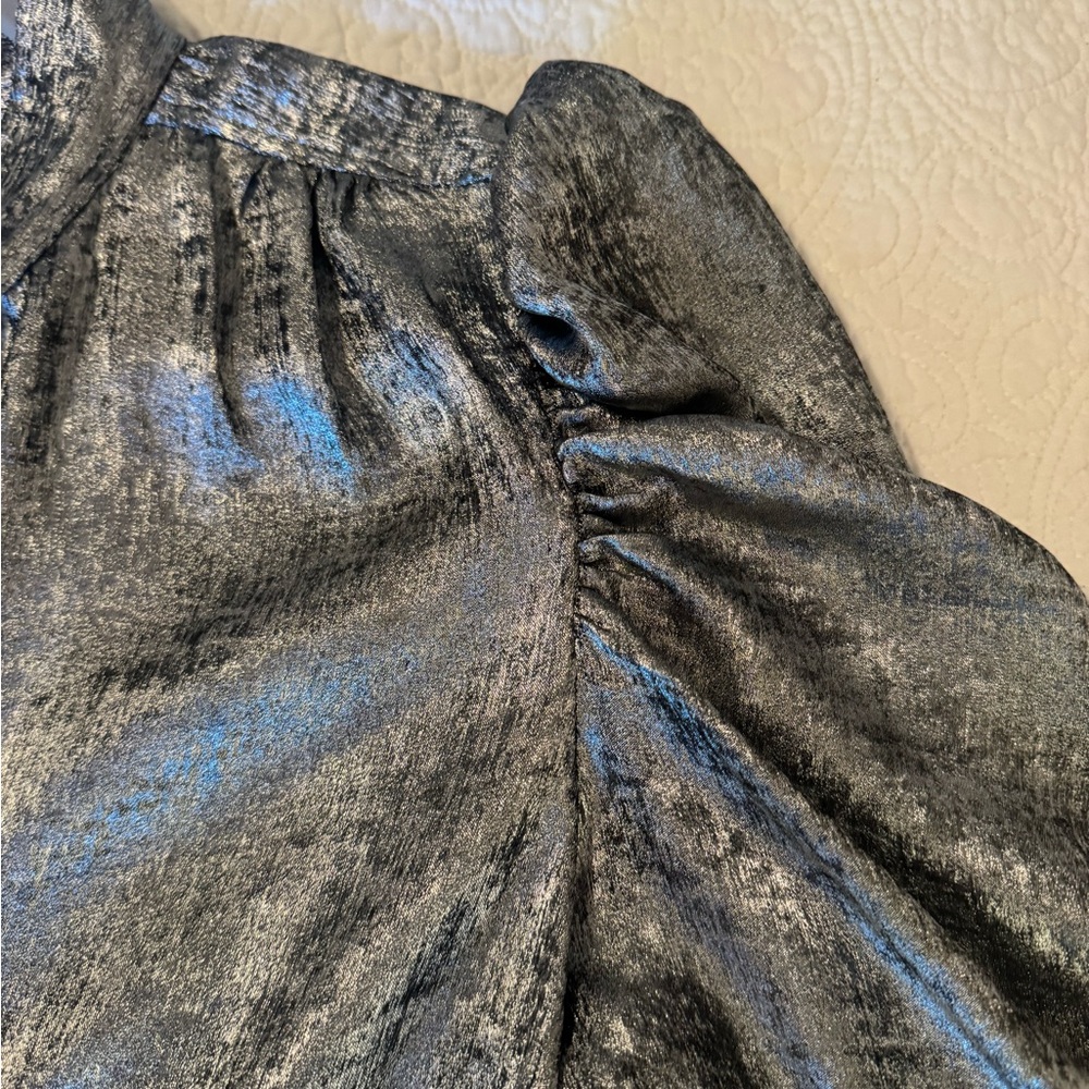 Frame Metallic Silver Women's blouse - Picture 7 of 11